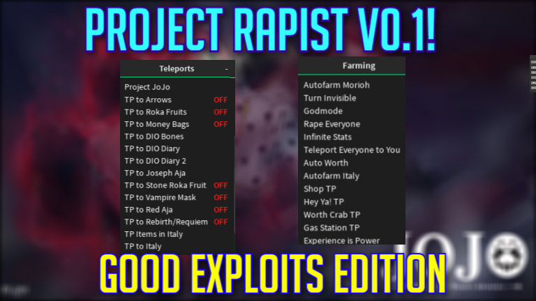 Scripts Diego Exploits - roblox project jojo exploit script
